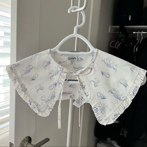 NWOT Ganni Collar Kitty Patterns